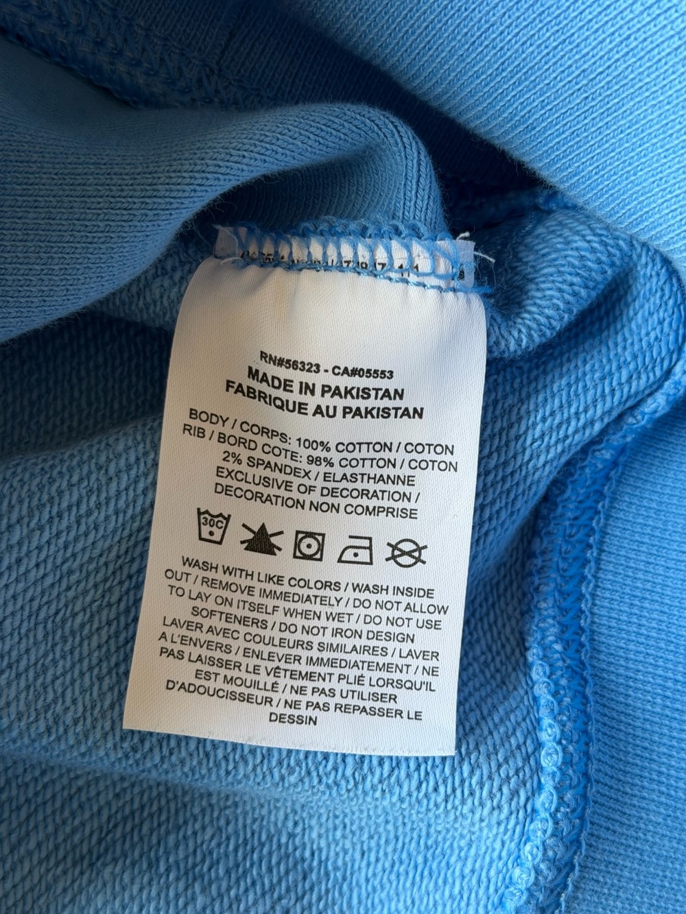 Nike Blue Preppy Crewneck Sportswear French Terry Embroidered Logo Sweatshirt - Picture 13 of 14